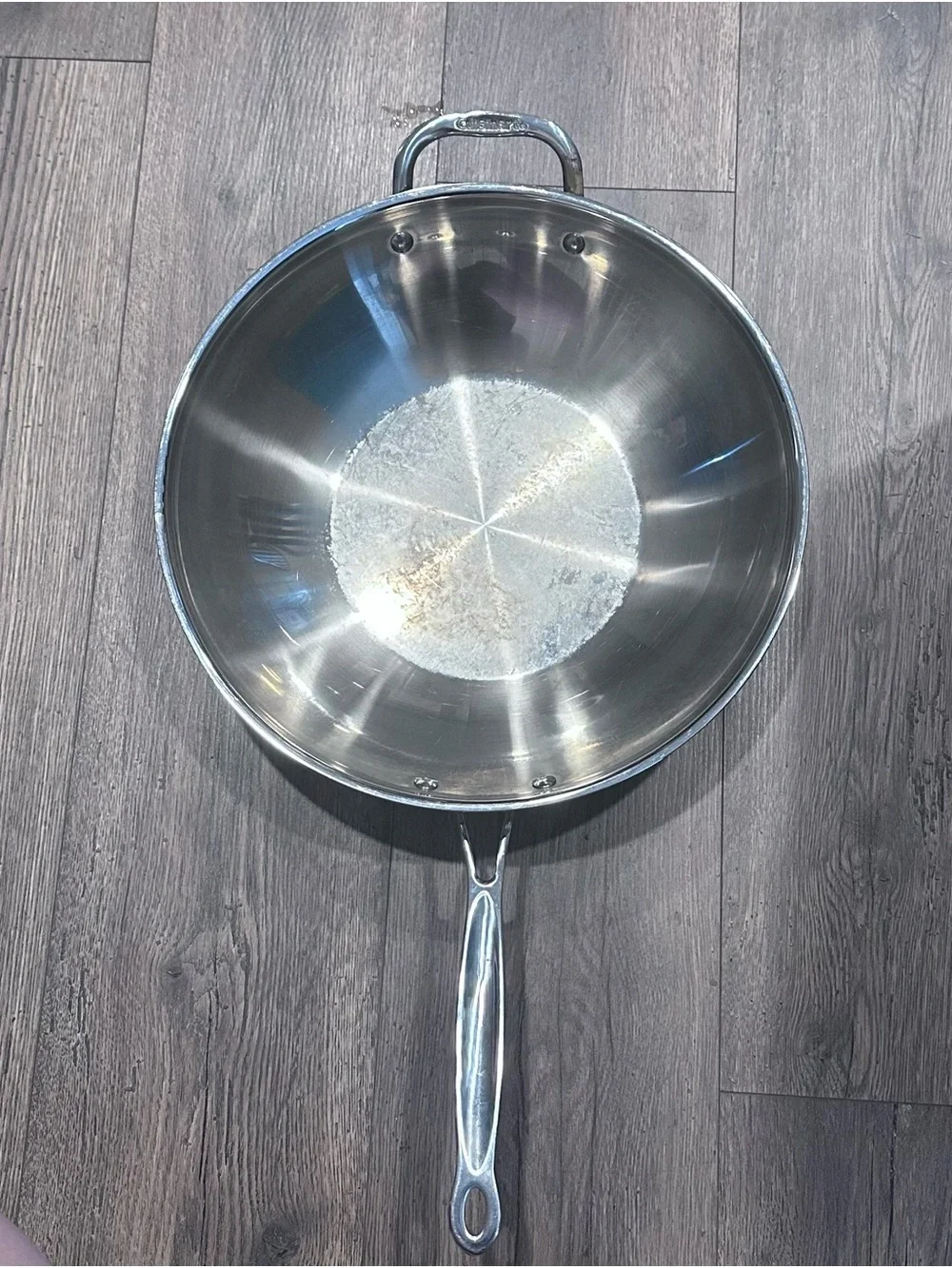 Cuisinart Stainless Steel Wok ~ Silver